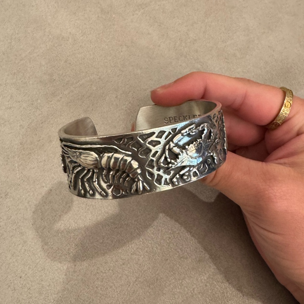 Silver Sea Cuff Bracelet